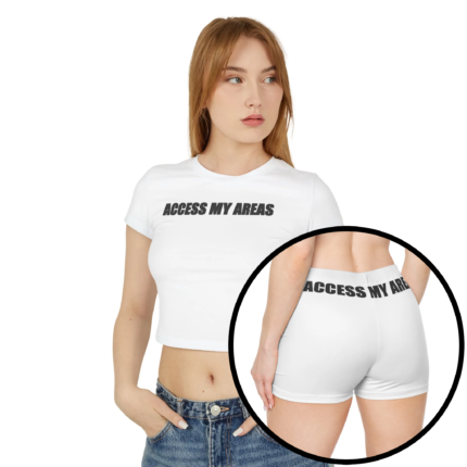 Access My Areas Baby Tee & Shorts